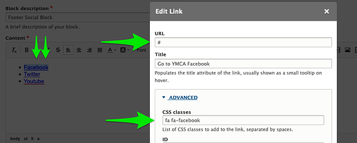 A screenshot of the “Edit Link” dialog